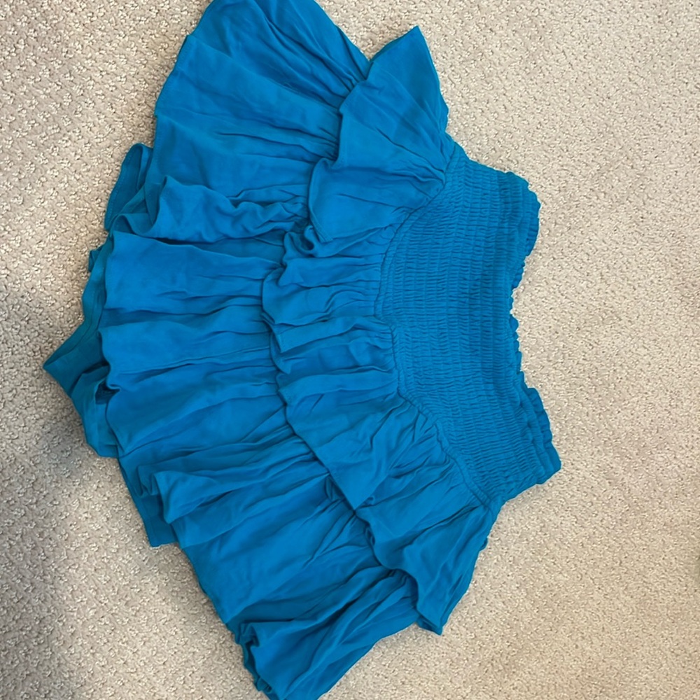 Rock n Rags Sunshine Day Dream Skirt Neon Blue